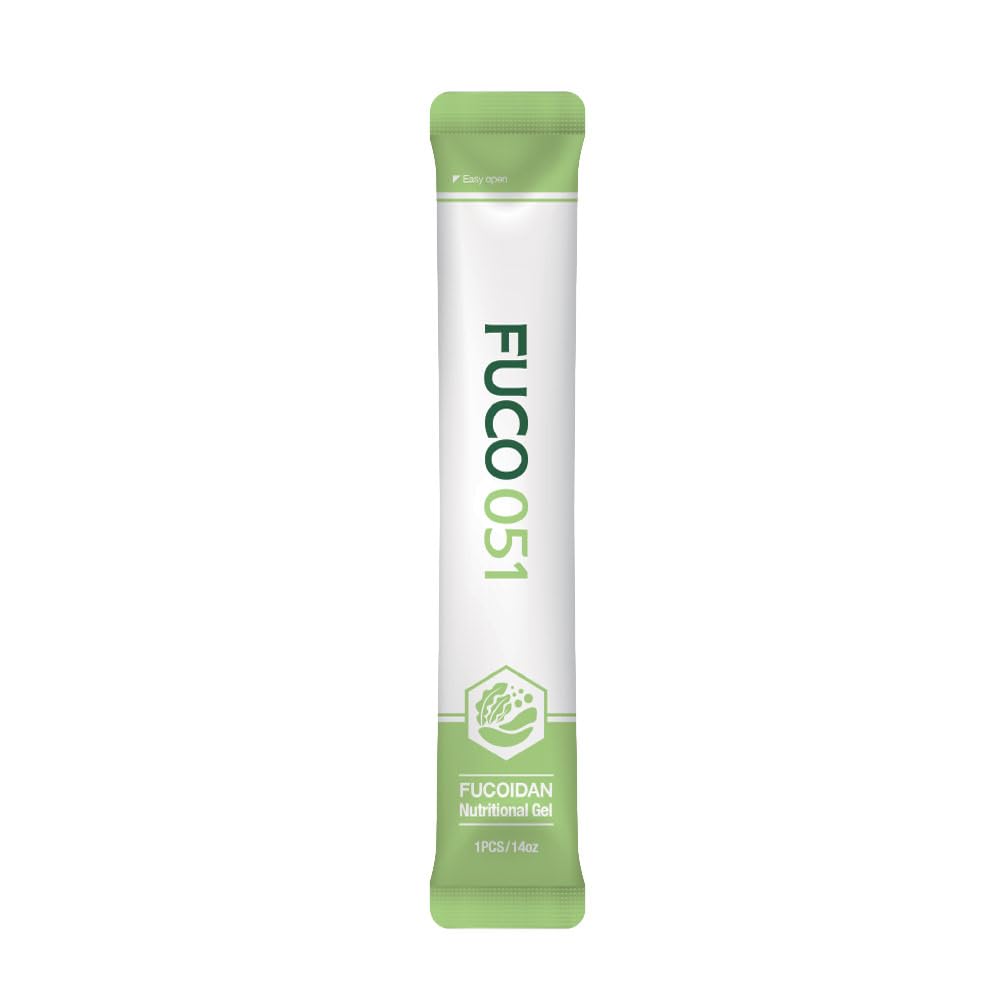Fuco 051 Fucoidan Gel Treat for Dogs – Digestive, Immune & Stool Odor Support with Spirulina, Prebiotics & Seaweed Superfoods, Sugar-Free (10 Pack)