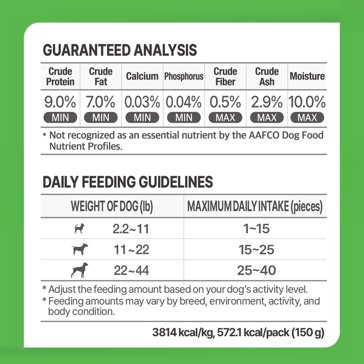 Fabrechew Fucoidan Treat for Dogs, Meat-Free Soft Chews – Immune & Digestive Health, Stool & Odor Support, Antioxidant, Superfood with Spirulina, Chlorella & Probiotics, Bite-Sized 5.29 oz (150g)