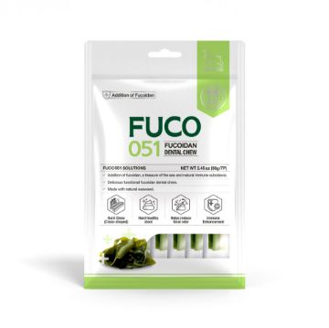 Show details for Fabrechew Fuco 051 - Fucoidan Dental Chew (Meat-Free) Picture of Fabrechew Fuco 051 - Fucoidan Dental Chew (Meat-Free)